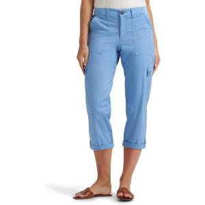 Lee Women’s Ultra Lux Comfort with Flex-to-Go Cargo Capri Pant(Halogen)