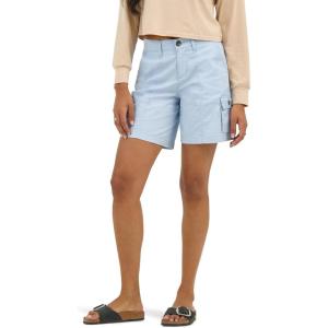 Lee Women’s Ultra Lux Comfort with Flex-to-go Cargo Short(Shy Blue)