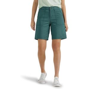 Lee Women’s Ultra Lux Comfort with Flex-to-go Utility Bermuda Short(Evergreen)