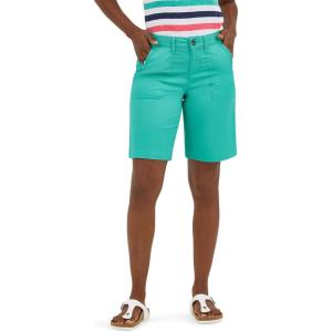 Lee Women’s Ultra Lux Comfort with Flex-to-go Utility Bermuda Short(Grassy Green)