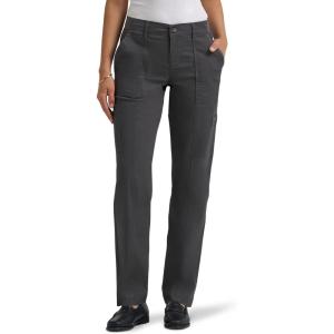 Lee Women’s Ultra Lux Comfort with Flex-to-go Utility Pant(Static Gray)