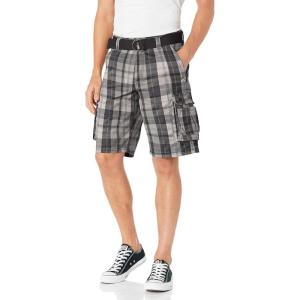 Men’s Dungarees New Belted Wyoming Cargo Short(Bennett Plaid)