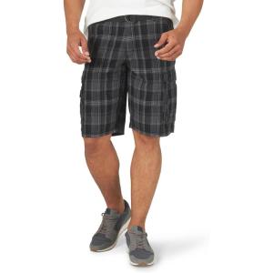 Men’s Dungarees New Belted Wyoming Cargo Short(Black Clifton Plaid)