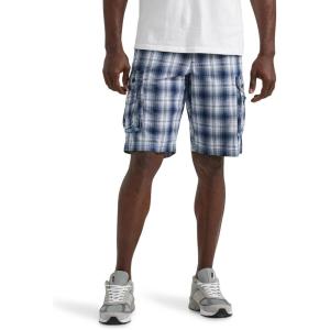 Men’s Dungarees New Belted Wyoming Cargo Short(Blue Plaid)