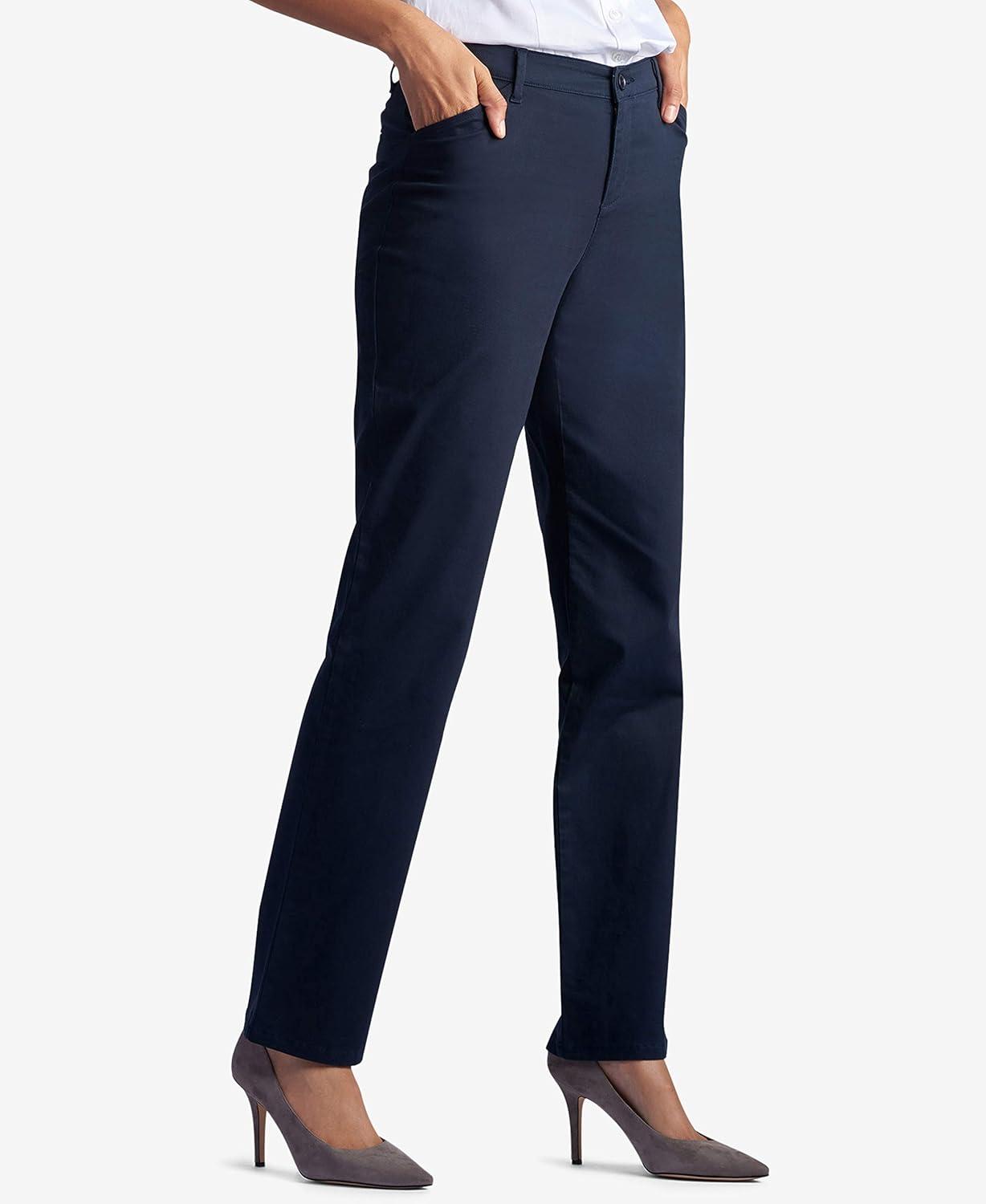 imageLEE Womens Relaxed Fit All Day Straight Leg PantImperial Blue
