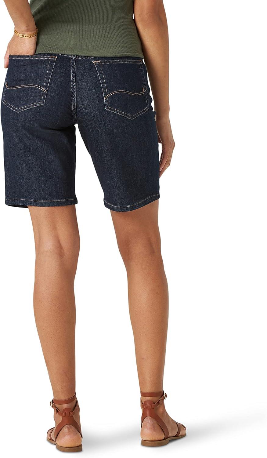 imageLee Lee Womens Relaxed Fit Bermuda ShortLagoon