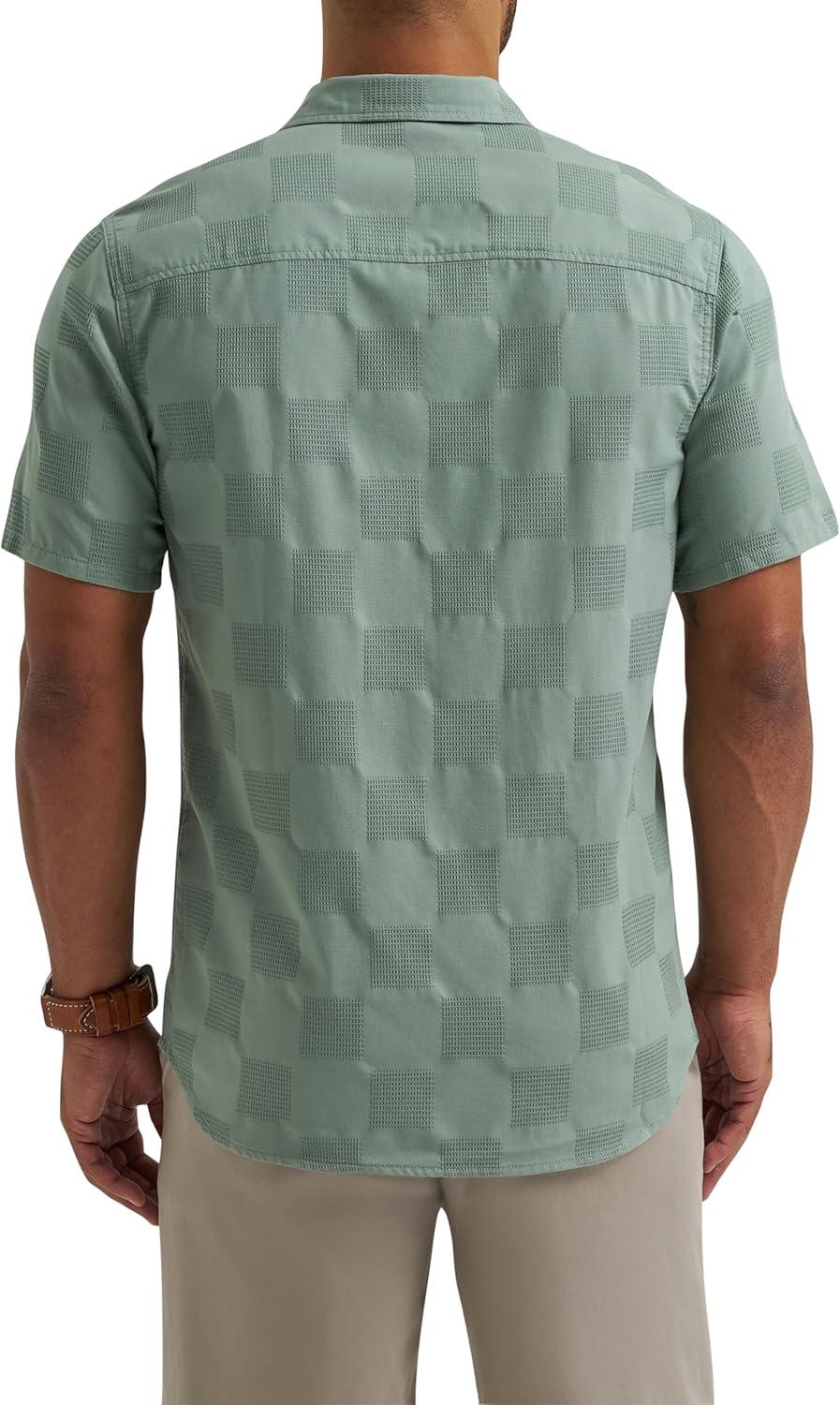 imageLee Mens All Purpose Classic Fit Short Sleeve ShirtDesert Sage