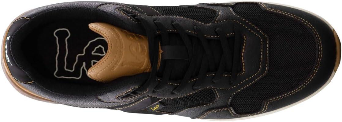 imageLee Mens Damien Retro Jogger Fashion SneakerBlackTobacco