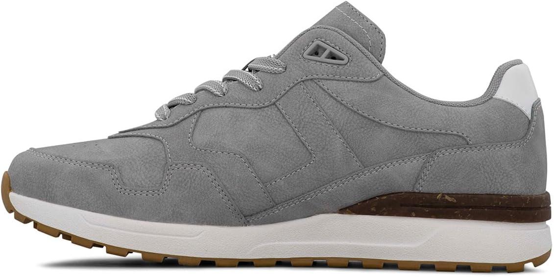 imageLee Mens Damien Retro Jogger Fashion SneakerLight GreyWhite