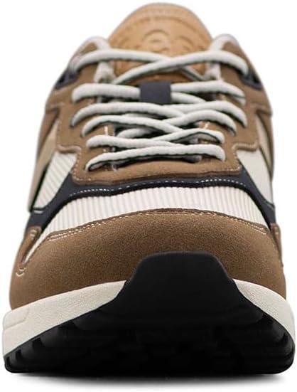 imageLee Mens Damien Retro Jogger Fashion SneakerWhite OnyxCuban Tobacco