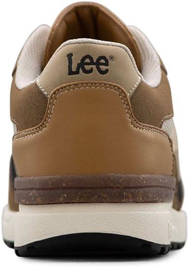 imageLee Mens Damien Retro Jogger Fashion SneakerWhite OnyxCuban Tobacco