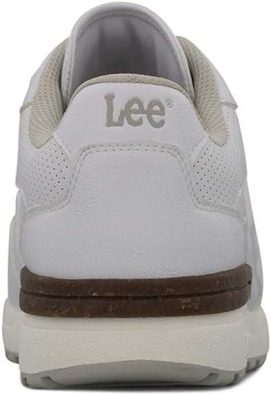 imageLee Mens Damien Retro Jogger Fashion SneakerWhiteCement