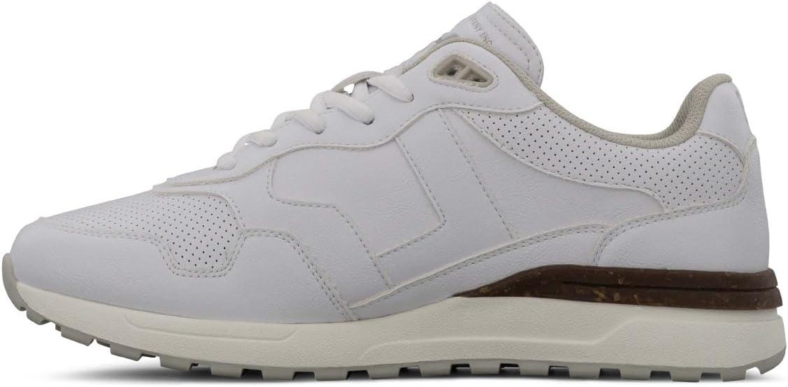 imageLee Mens Damien Retro Jogger Fashion SneakerWhiteCement