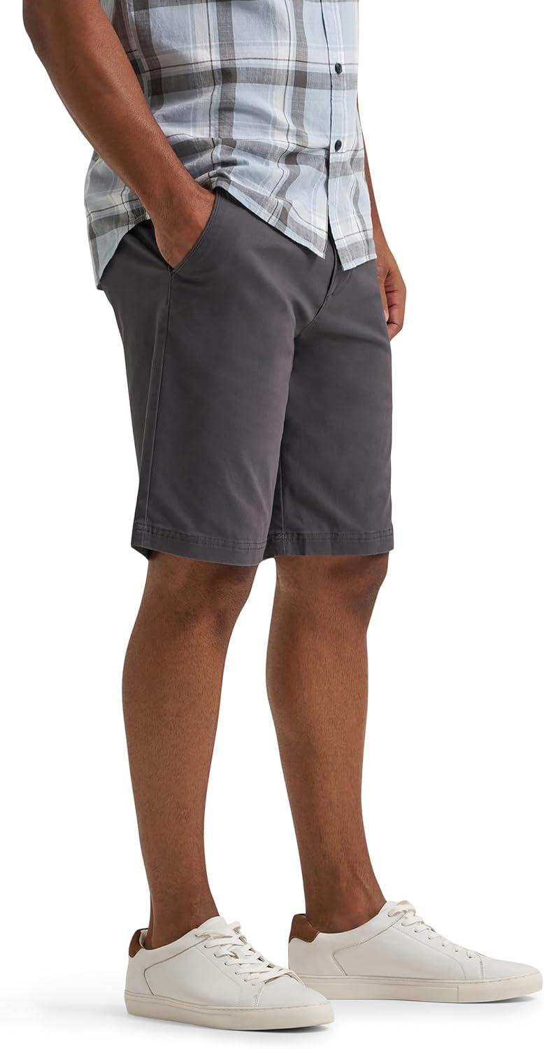imageLee Mens Extreme Motion Flat Front Short Anthracite 36