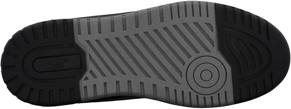 imageLee Mens Fast Lane Mid Retro Court Fashion SneakerBlackDark Grey