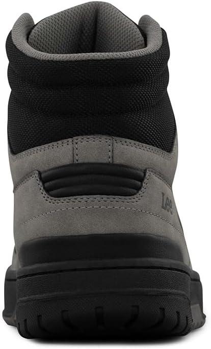 imageLee Mens Fast Lane Mid Retro Court Fashion SneakerBlackDark Grey