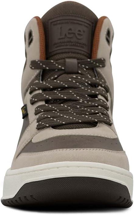 imageLee Mens Fast Lane Mid Retro Court Fashion SneakerPotting SoilGoat