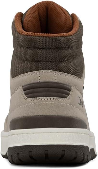 imageLee Mens Fast Lane Mid Retro Court Fashion SneakerPotting SoilGoat