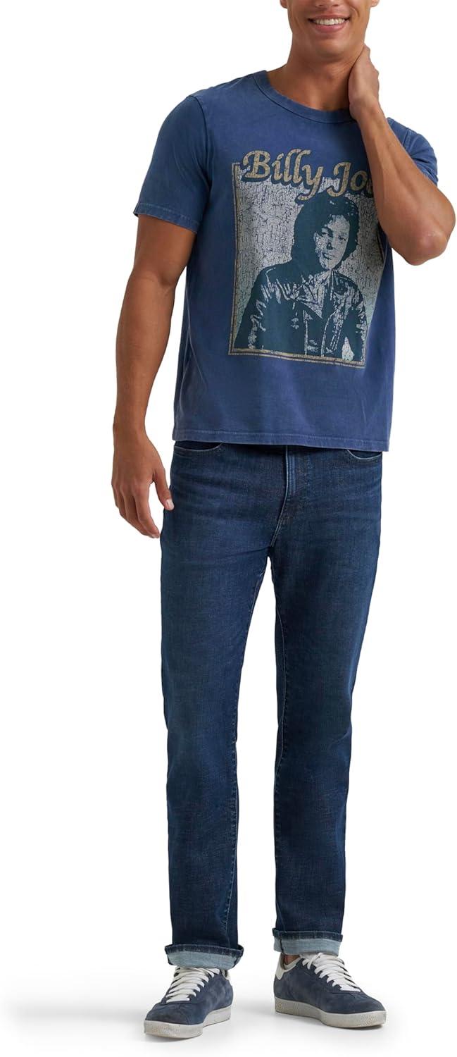 imageLee Mens Jukebox Favorites Graphic TeesBilly Joel Blue