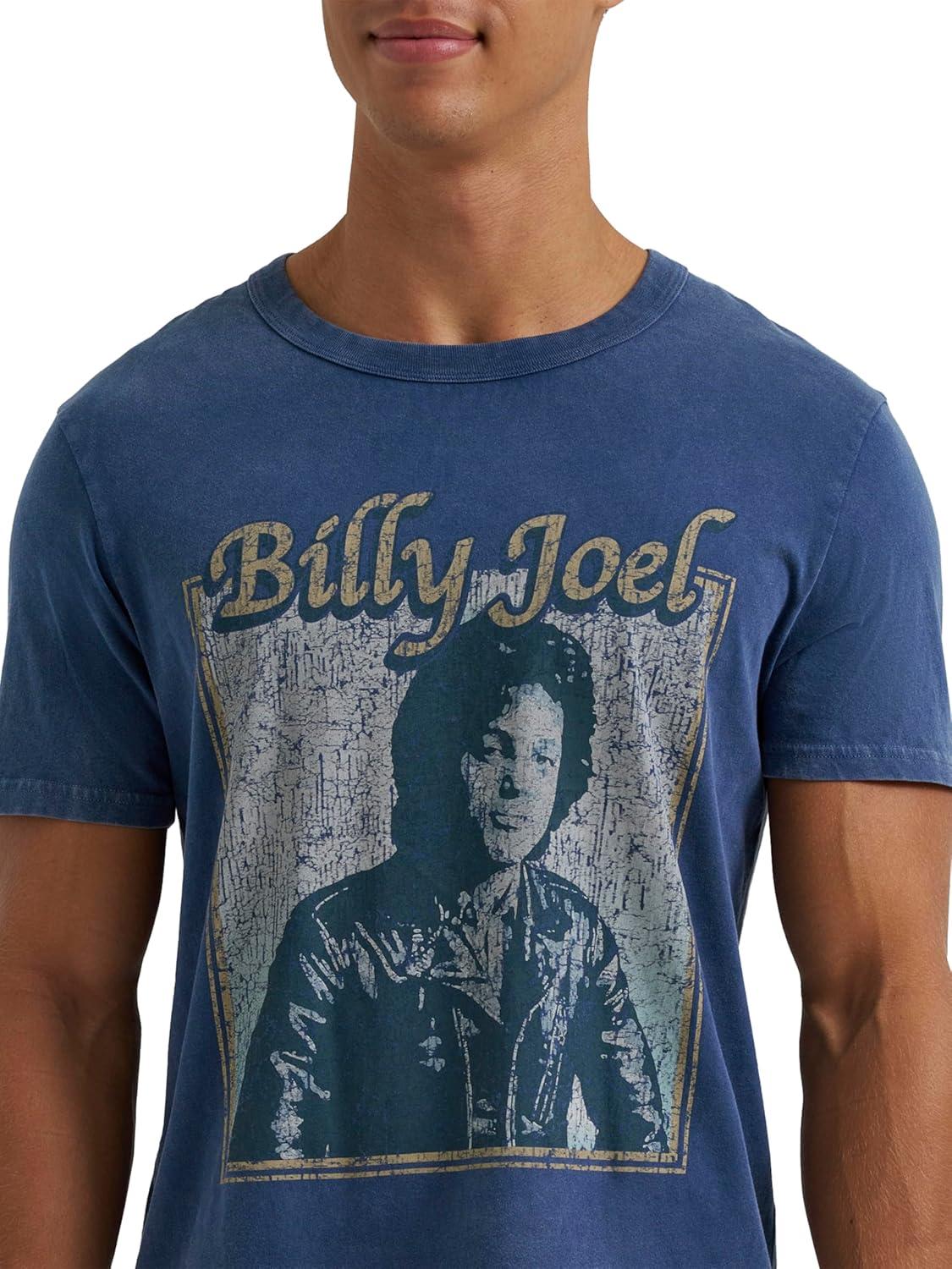 imageLee Mens Jukebox Favorites Graphic TeesBilly Joel Blue