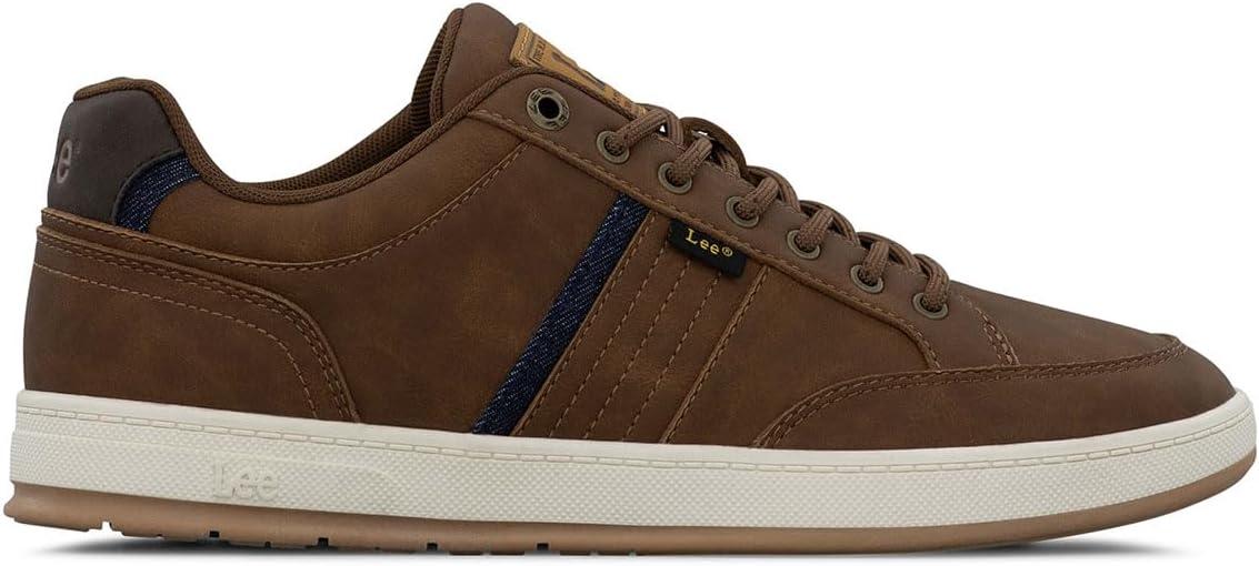 imageLee Mens LafayetteSienna TanNavy DenimBrown