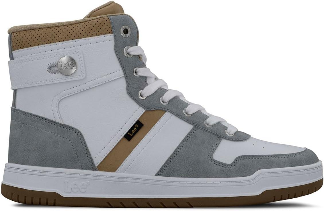 imageLee Mens Noah HiWhiteLight GreySahara