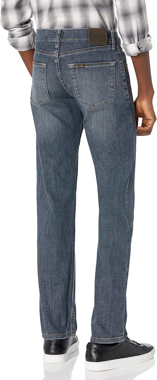 imageLee Mens Regular Fit Straight Leg JeanAnaconda