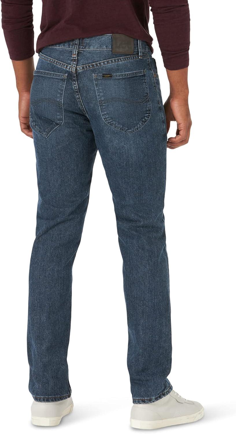 imageLee Mens Regular Fit Straight Leg JeanLieutenant