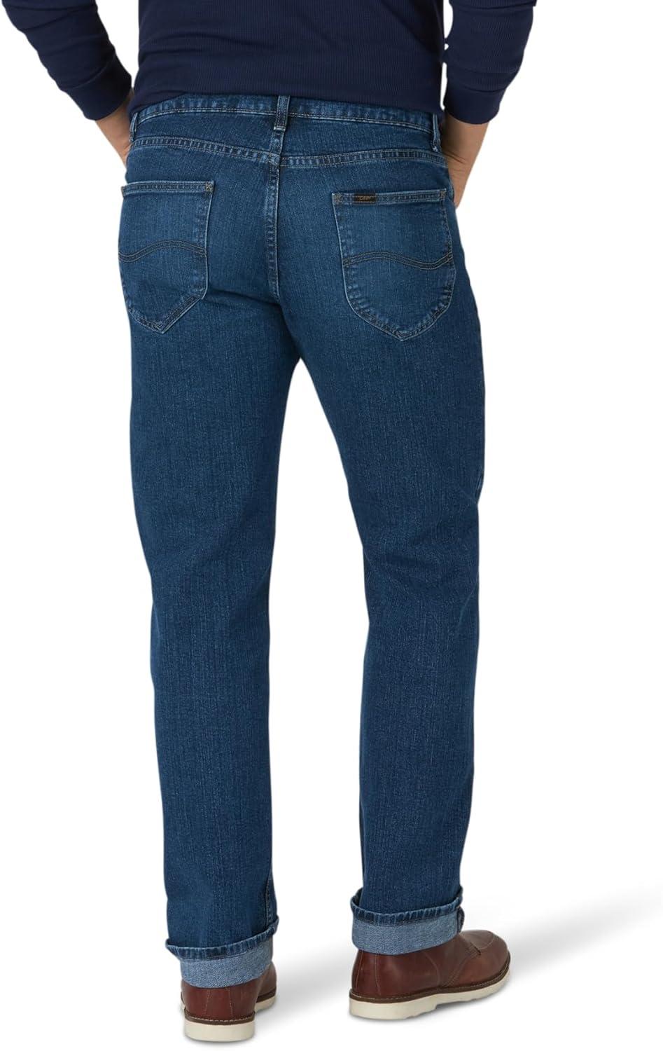imageLee Mens Regular Fit Straight Leg JeanPatriot