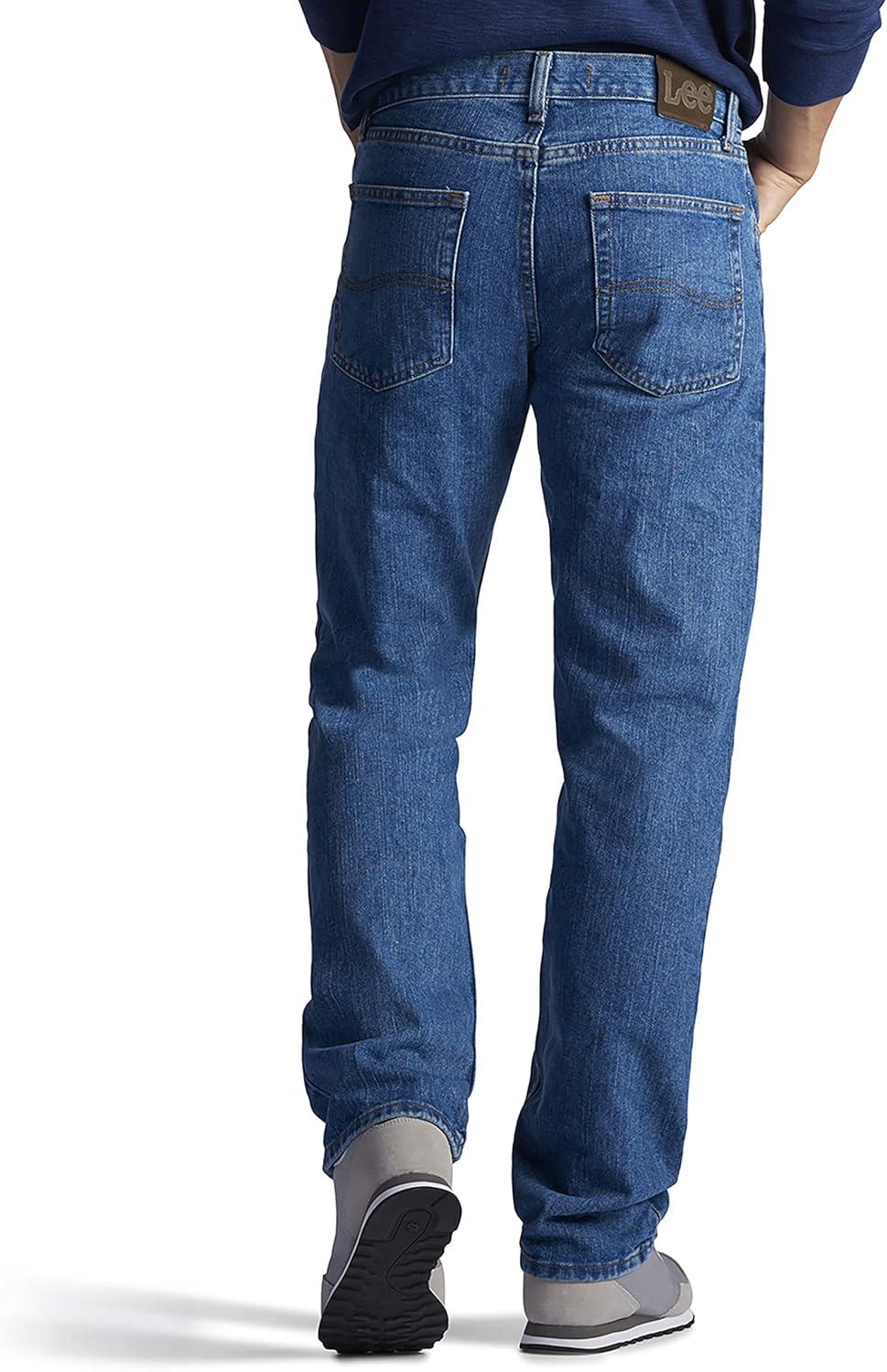 imageLee Mens Regular Fit Straight Leg JeanPepperstone