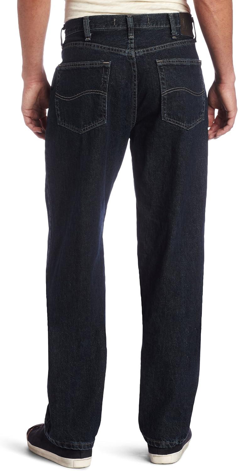 imageLee Mens Relaxed Fit Straight Leg JeanDark Quartz