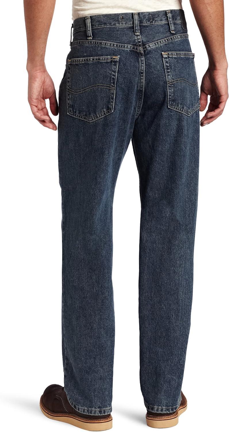 imageLee Mens Relaxed Fit Straight Leg JeanDelta