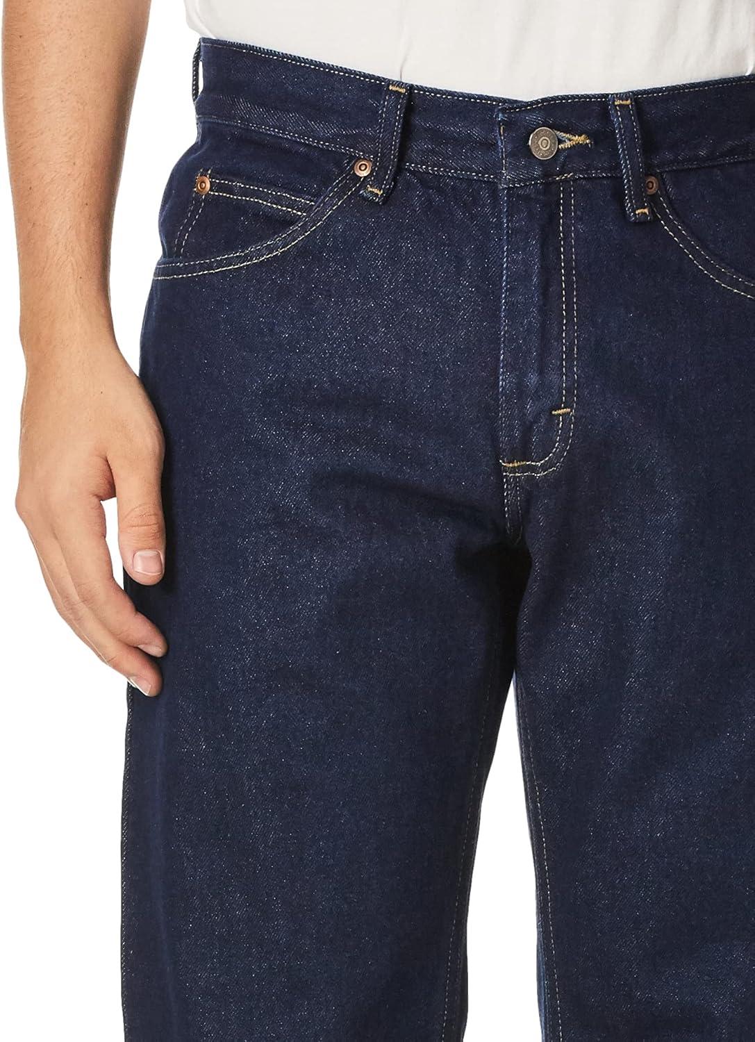 imageLee Mens Relaxed Fit Straight Leg JeanPepper Prewash