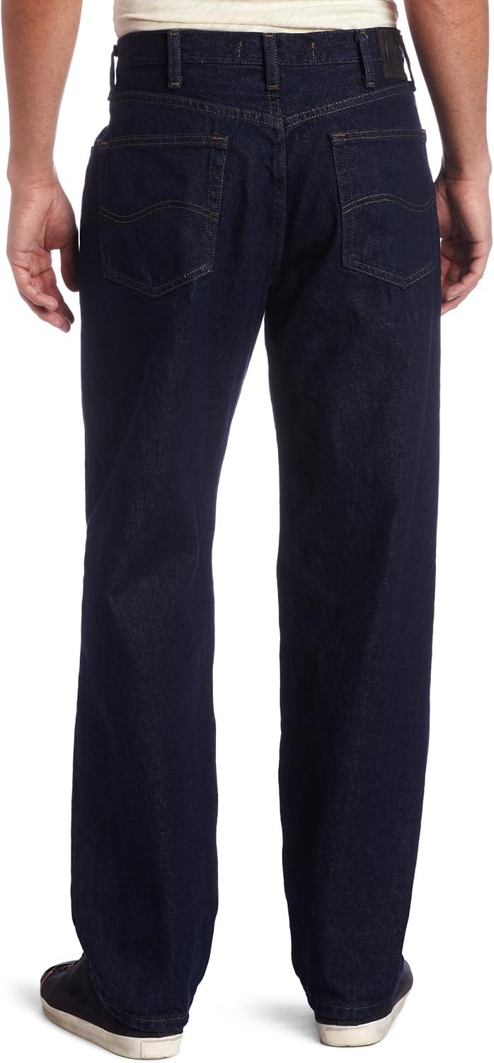 imageLee Mens Relaxed Fit Straight Leg JeanPepper Prewash