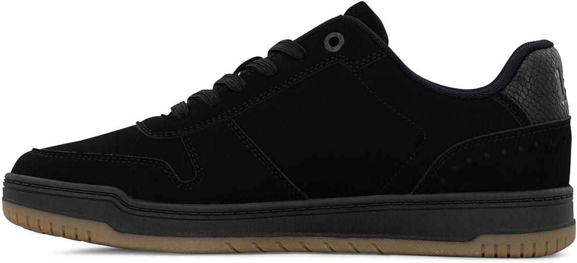 imageLee Mens Specter Retro Court Fashion SneakerBlack MonoGum