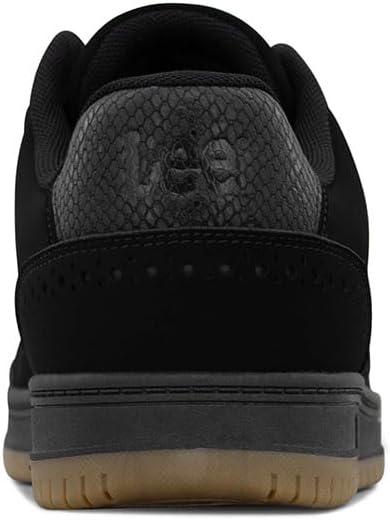 imageLee Mens Specter Retro Court Fashion SneakerBlack MonoGum