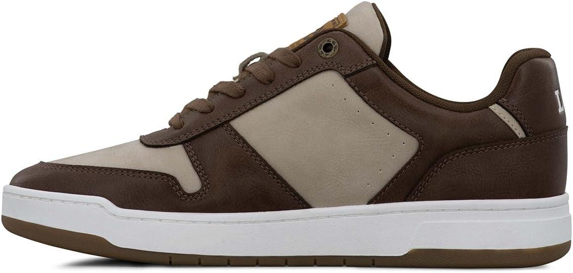 imageLee Mens Specter Retro Court Fashion SneakerBrownPebble