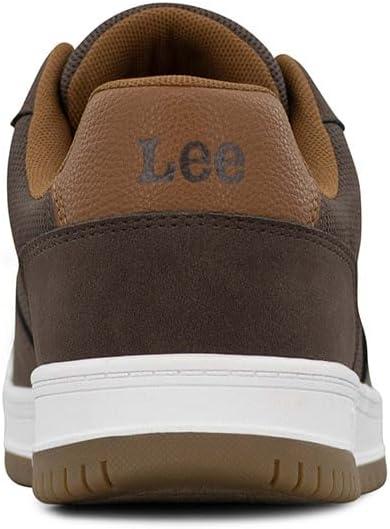 imageLee Mens Specter Retro Court Fashion SneakerChocolateBritish Tan