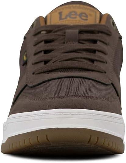 imageLee Mens Specter Retro Court Fashion SneakerChocolateBritish Tan