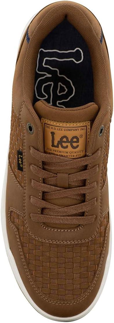 imageLee Mens Specter Retro Court Fashion SneakerCognac