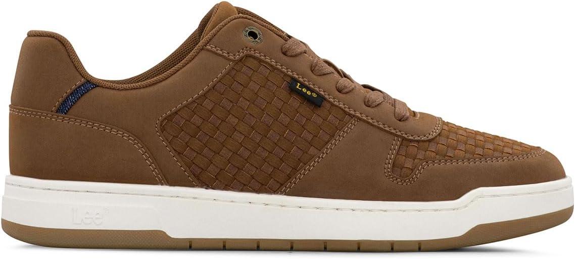 imageLee Mens Specter Retro Court Fashion SneakerCognac