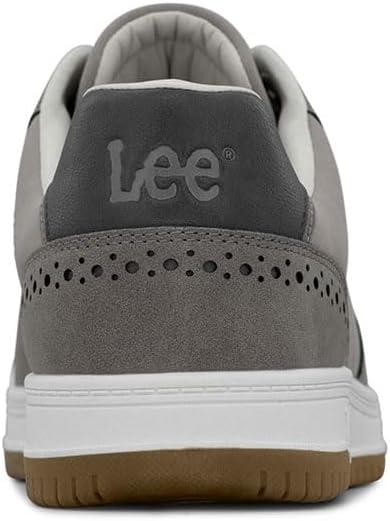 imageLee Mens Specter Retro Court Fashion SneakerGreyDark GreySmoke