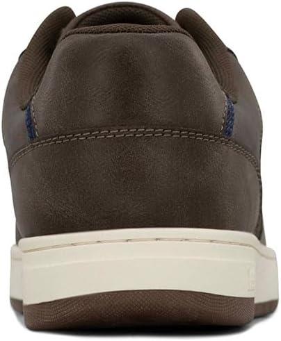 imageLee Mens Specter Retro Court Fashion SneakerTobacco BrownBlack Coffee