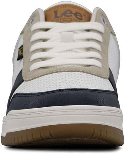 imageLee Mens Specter Retro Court Fashion SneakerWhip CreamMidnightPebbleCognac