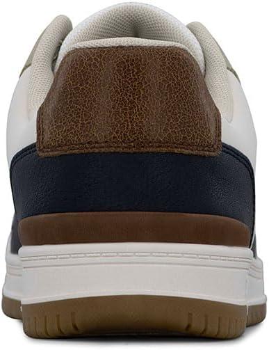 imageLee Mens Specter Retro Court Fashion SneakerWhip CreamMidnightPebbleCognac