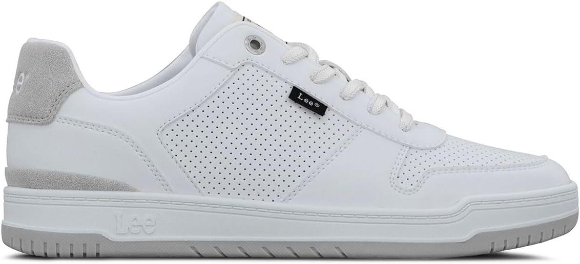 imageLee Mens Specter Retro Court Fashion SneakerWhite