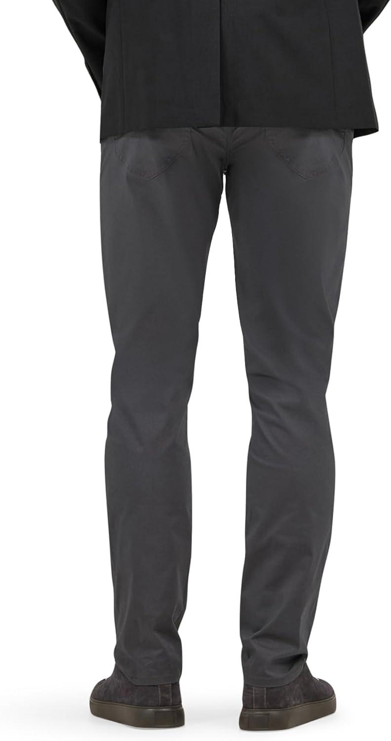 imageLee Mens X Lite 5Pocket Casual PantStatic Gray
