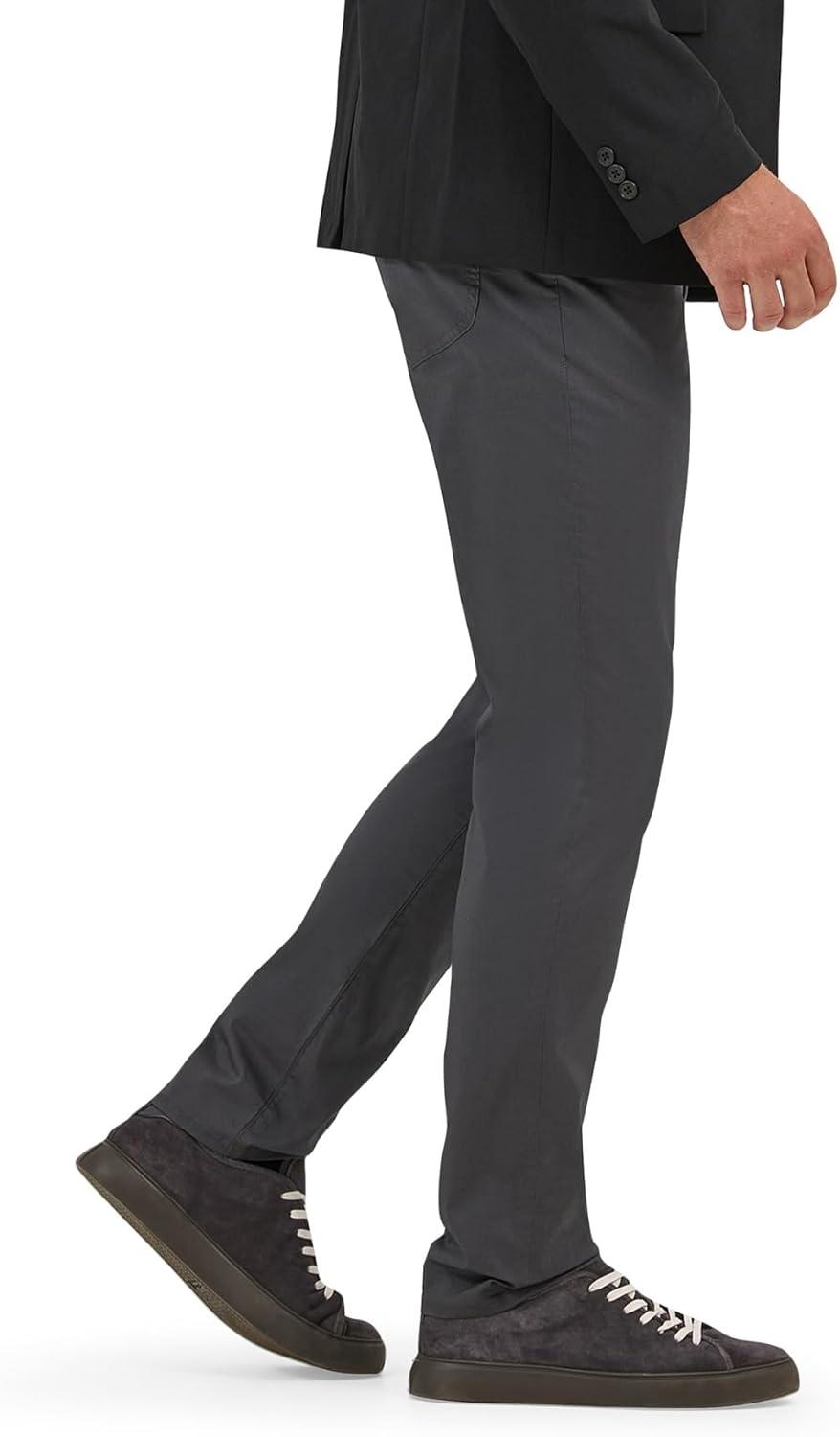 imageLee Mens X Lite 5Pocket Casual PantStatic Gray