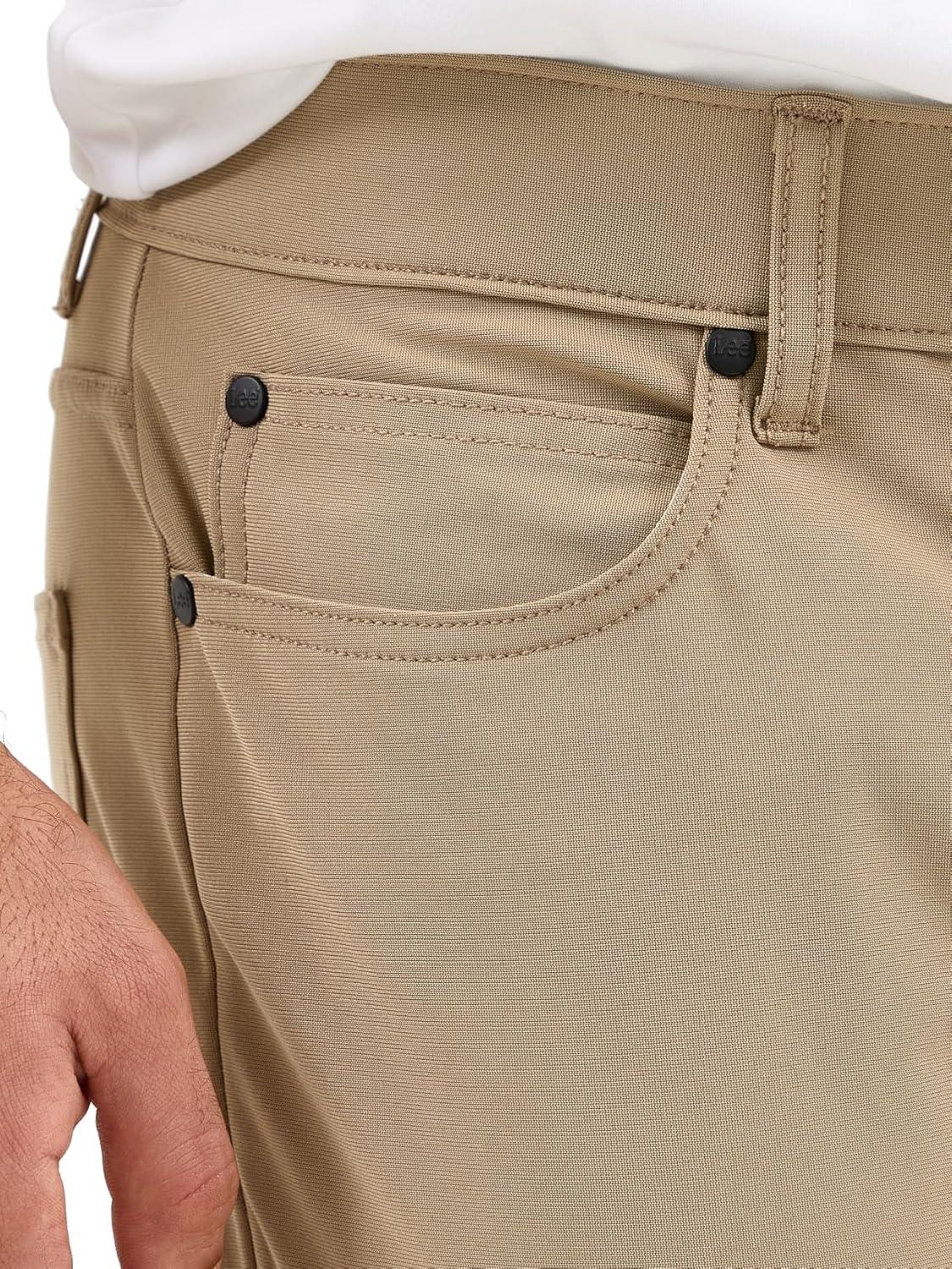 imageLee Mens X Move 5Pocket Performance PantKc Khaki