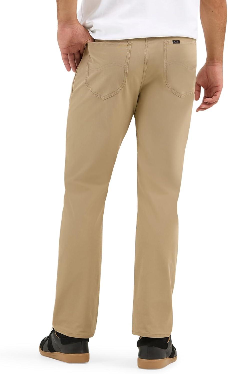 imageLee Mens X Move 5Pocket Performance PantKc Khaki